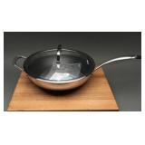 Pampered Chef 12-Inch 5-Quart Stir Fry Skillet Set