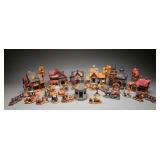Autumn-Themed Miniature Ceramic Village, (28)