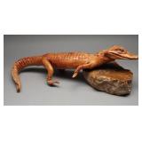 Vintage Taxidermy Caiman Alligator
