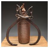 Sparklets Wire-Mesh Seltzer Bottle w/ Ice Tongs, 2
