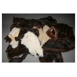 Assorted Vintage Fur Pelts, Collars & Scrap Lot