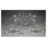 Cambridge Glass Epergne Candelabra Centerpiece