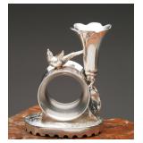 Standard Silverplate Bird & Bud Vase Napkin Ring
