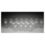 Rock Sharpe Patrician Crystal Stemware Glasses, 16