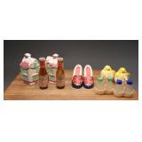 Novelty Salt and Pepper Shakers, (12)