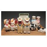 Ceramic Salt and Pepper Shakers, (13)
