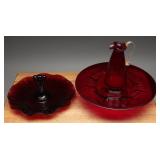 Anchor Hocking & Paden City Red, Pitcher Glass, 3