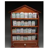 Lenox Spice Village Porcelain Set w/Wooden Rack
