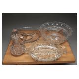 Heisey, W.J. Hughes & Anchor Hocking Clear Glass 4