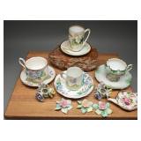 R.S. Prussia, Royal Albert Teacups, Capodimonte 14