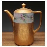 Antique Porcelain Chocolate Service, c. 1900-1920