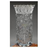 1916 McKee Glass Innovation Etched Crystal Vase