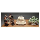 English Staffordshire, Royal Doulton, Meissen, (5)