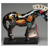 Trail of Painted Ponies Five Card Stud Figurine