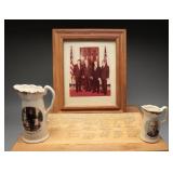 US Presidential Memorabilia Picture, Pitchers