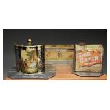 Vintage Metal Advertising Tins & Progress Plates