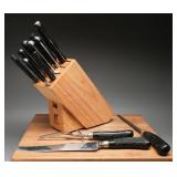 J.A.Henckels Knife Block & Royal Brand Carving Set