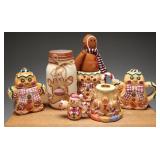 Gingerbread Men Holiday Christmas Tea Service, 8