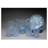 Mosser Blue Shell Glassware Southern Living Plates