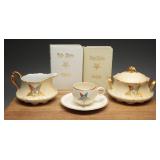 Order of Eastern Star OES Bibles Tea Service, (6)