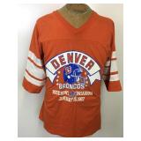 Vintage Denver Broncos Cotton Jersey Tee, Sz. XL