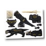 Mighty Morphin Power Rangers Bandai Black  Gold TheBigToyAuction 277 C 00175 6