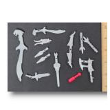 Vintage Power Rangers Action Figure Weapons Lot TheBigToyAuction 290 272 3