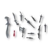 Vintage Power Rangers Action Figure Weapons Lot TheBigToyAuction 290 272 4