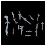 Vintage Power Rangers Action Figure Weapons Lot TheBigToyAuction 290 272 5