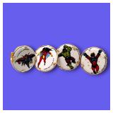 1977 Marvel Comics Tin Litho Rings  Spiderwoman TheBigToyAuction C012 05151