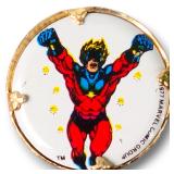 1977 Marvel Comics Tin Litho Rings  Spiderwoman TheBigToyAuction C012 05151 7