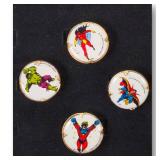 1977 Marvel Comics Tin Litho Rings  Spiderwoman TheBigToyAuction C012 05151 13