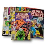 Alpha Flight Vol 1 Comic Book Grouping 6 Issues TheBigToyAuction 274 00044 2