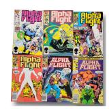 Alpha Flight Vol 1 Comic Book Grouping 6 Issues TheBigToyAuction 274 00044 3