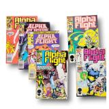 Alpha Flight Vol 1 Comic Book Grouping 6 Issues TheBigToyAuction 274 00044 16
