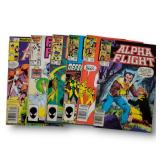 Alpha Flight Vol 1 Comic Book Grouping 6 Issues TheBigToyAuction 274 00044 19