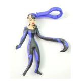 TheBigToyAuction 2000 Batman Indelible Inque Burger King Klip On Bendy Figure - Copy