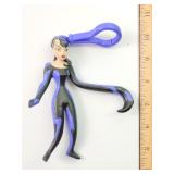 TheBigToyAuction 2000 Batman Indelible Inque Burger King Klip On Bendy Figure 3