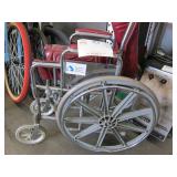 WHEEL CHAIR  (HEALTHCARE) RED