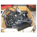 ASSORTED AX POWER ADAPTORS AND CABLES  (BLACK)