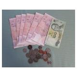 1 BAG WITH FOREIGN CURRENCY