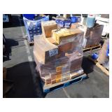PALLET OF ASSORTED AIR FILTERS, FUEL FILTERS, AND