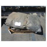 SMALL PALLET OF APPROX. 2 BLACK TARPS