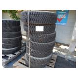 PALLET OF 7 USED CONTINENTAL TIRES 225/70/R19.5