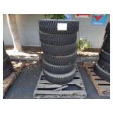 PALLET OF 6 USED CONTINENTAL TIRES 225/70/R19.5