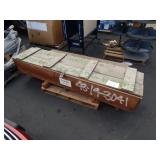 PALLET OF 2 WOODEN CRATES WITH ONE EXHUAST