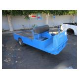 ELECTRIC UTILITY CART (BLUE) UKNOWN MAKE AND MODEL