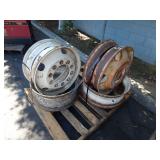 PALLET OF 4 USED SIMI RIMS
