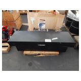 1 HUSKY TRUCK TOOL CHEST AND 1 20 GAL HUSKY  AIR C