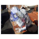 PALLET OF ANCHORS, BEARINGS, GASKETS, VALVES, AND